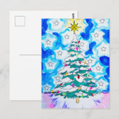 Kerstboom Kerstkaart Briefkaart (Voorkant / Achterkant)
