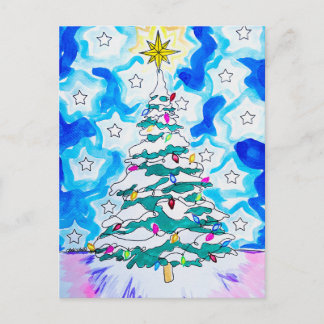 Kerstboom Kerstkaart Briefkaart