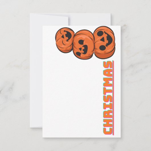 Kerstboom Kerstkaart Envelop RSVP Kaartje (Voorkant)