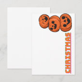 Kerstboom Kerstkaart Envelop RSVP Kaartje (Voorkant / Achterkant)