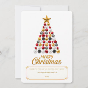 🎄✨ Kerstboom Kerstkaart Merry Christmas 💌🌟 Kaart