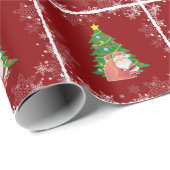 kerstboom | Kerstman | aanpasbaar Cadeaupapier (Rol Hoek)