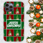 kerstboom | Kerstman | aanpasbaar Case-Mate iPhone Case