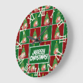 kerstboom | Kerstman | aanpasbaar Grote Klok (Hoek)