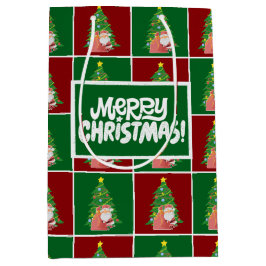 kerstboom | Kerstman | aanpasbaar Medium Cadeauzakje