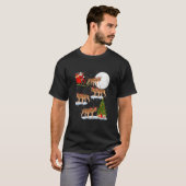 Kerstboom — kerstman — Engels Cocker Spaniel Chri T-shirt (Voorkant volledig)