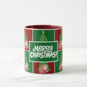 kerstboom | Kerstman | rood groen Mok (Midden)