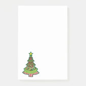 Kerstboom Kerstmis Onderwijzer Fantasievol Post-it® Notes (Voorkant)