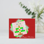 Kerstboom - Kerstmis Sudoku Feestdagenkaart (Staand voorkant)