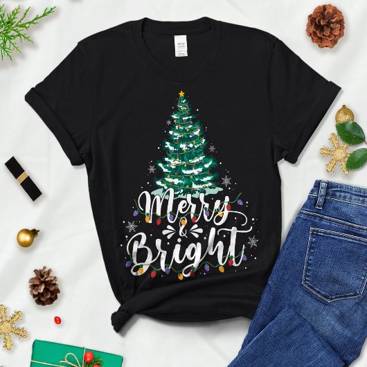 Kerstboom, kerstmis, T-shirt, smakelijk en helder T-shirt