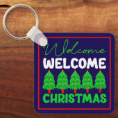 Kerstboom Kerstontwerp-85600 Sleutelhanger (Voorkant)