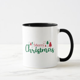 Kerstboom Kerstvakantie Mok, 330 ml Mok