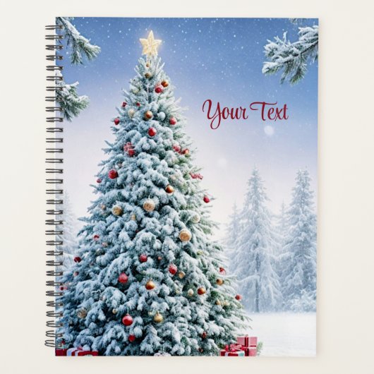Kerstboom Kerstvakantie Planner (Voorkant)