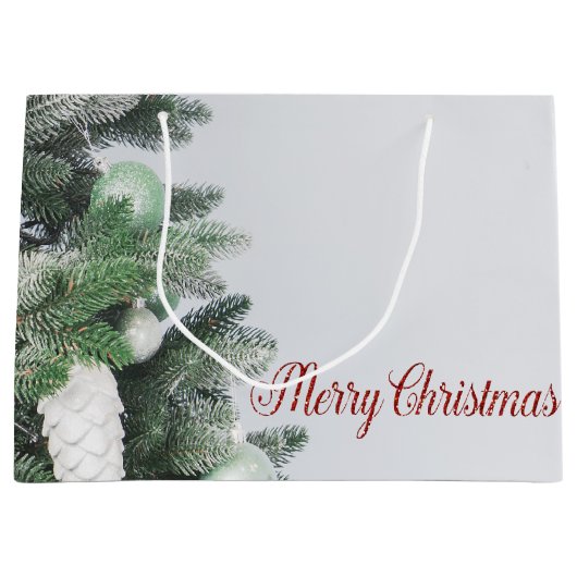 Kerstboom,Kerstversiering,Prettig Kerstfeest Groot Cadeauzakje (Voorkant)