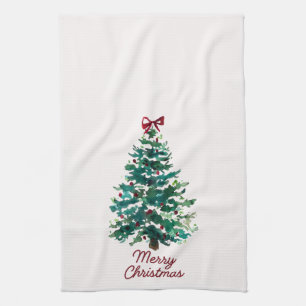 Kerstboom Keukenhanddoek