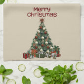 Kerstboom Keukenhanddoeken (Gevouwen)