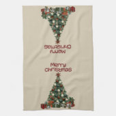 Kerstboom Keukenhanddoeken (Verticaal)