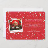 Kerstboom Kinder en sterren foto vakantie Kaart (Achterkant)