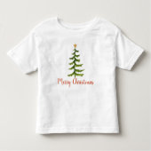 kerstboom kinder shirts (Voorkant)