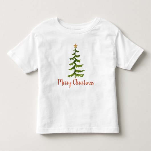 kerstboom kinder shirts (Voorkant)