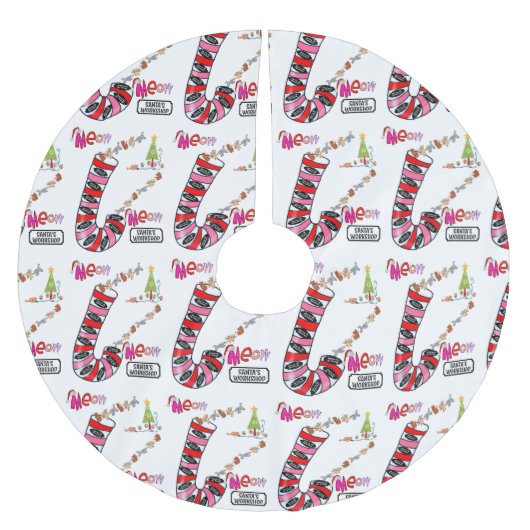 Kerstboom - Kittens Kerstboom Rok (Voorkant)