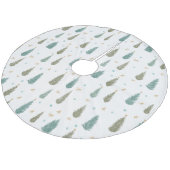 Kerstboom Kleden Fleece Kerstboom Rok (Gekanteld)