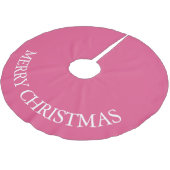Kerstboom Kleed Levendig Roze Rok (Gekanteld)