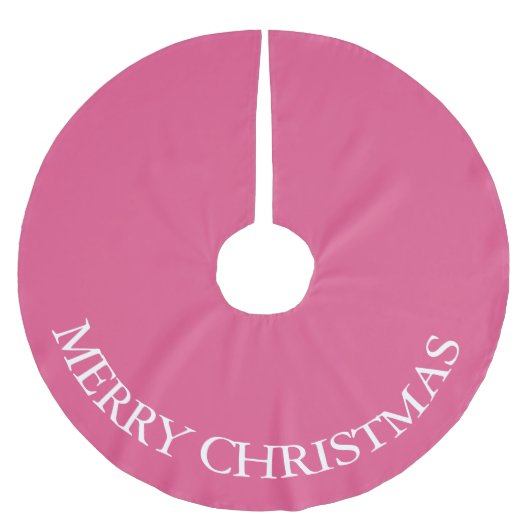 Kerstboom Kleed Levendig Roze Rok (Voorkant)