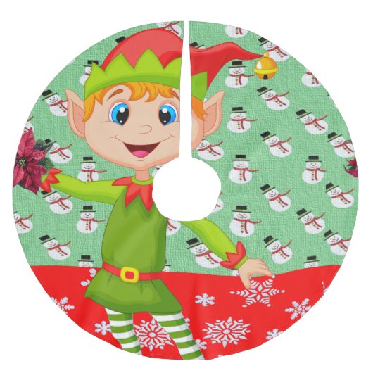 Kerstboom Kleed Rok (Voorkant)