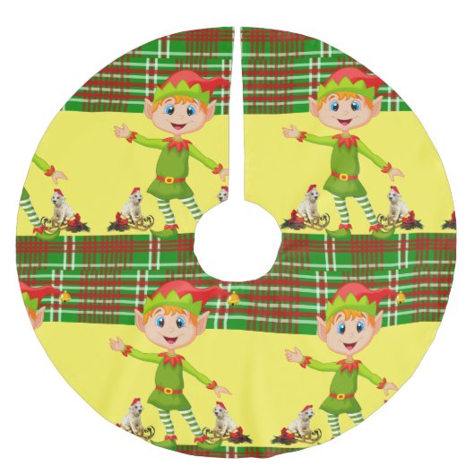 Kerstboom Kleed Rok (Voorkant)