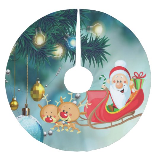 Kerstboom Kleed Rok (Voorkant)