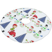 Kerstboom Kleed Rok (Gekanteld)