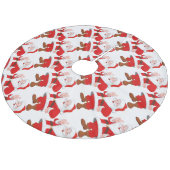 Kerstboom Kleed/Sinterklaas Fleece Kerstboom Rok (Gekanteld)