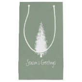 Kerstboom Klein Cadeauzakje (Voorkant)