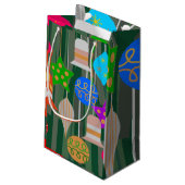 kerstboom klein cadeauzakje (Achterkant Gekanteld)