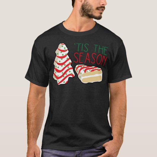 Kerstboom Kleine Debbie Cake T-shirt (Voorkant)