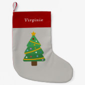 kerstboom kleine kerstsok (Voorkant)