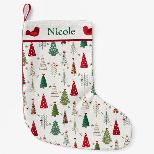 kerstboom kleine kerstsok (Voorkant)