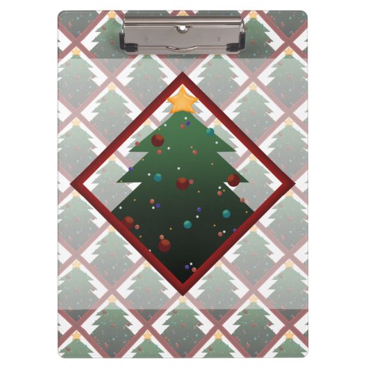 kerstboom klembord (Voorkant)