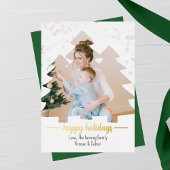 Kerstboom Knipsel Foto Folie Vakantie Kaart