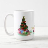 kerstboom koffiemok (Links)