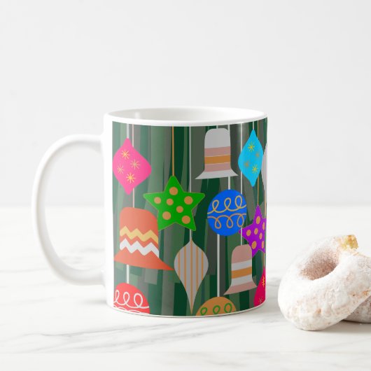 kerstboom koffiemok (Met donut)