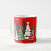 Kerstboom koffiemok (Voorkant links)