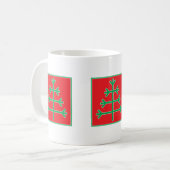 kerstboom koffiemok (Voorkant links)