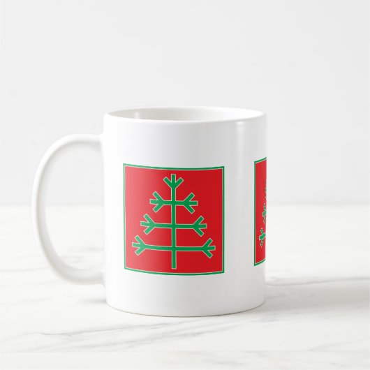 kerstboom koffiemok (Links)