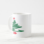 kerstboom koffiemok (Voorkant links)