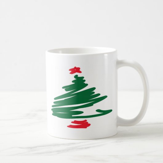 kerstboom koffiemok (Rechts)
