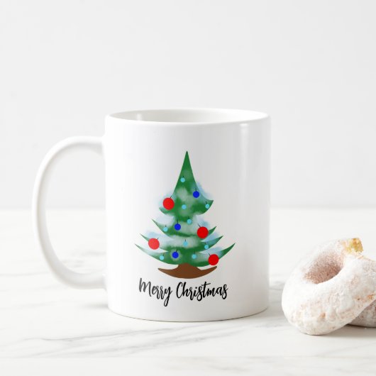 Kerstboom Koffiemok (Met donut)