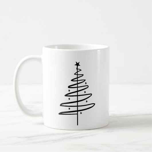 kerstboom koffiemok (Links)
