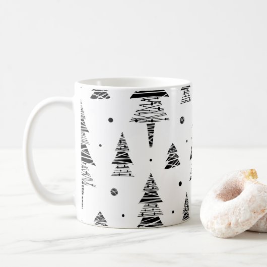 kerstboom koffiemok (Met donut)